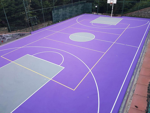 Basketball Court Construction