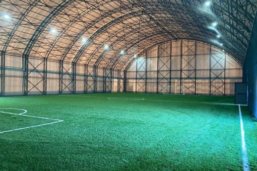 Have you seen the construction of the indoor soccer field?
